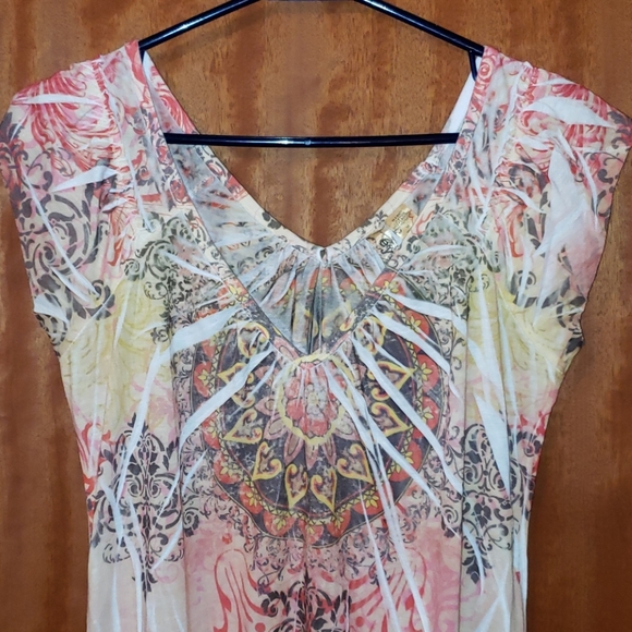 Y2K EYESHADOW PEPLUM TOP - Picture 2 of 6